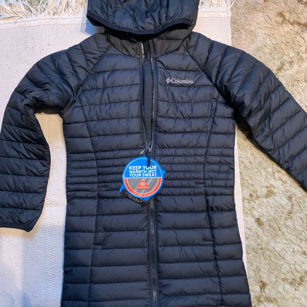 Columbia omni heat long puffer
